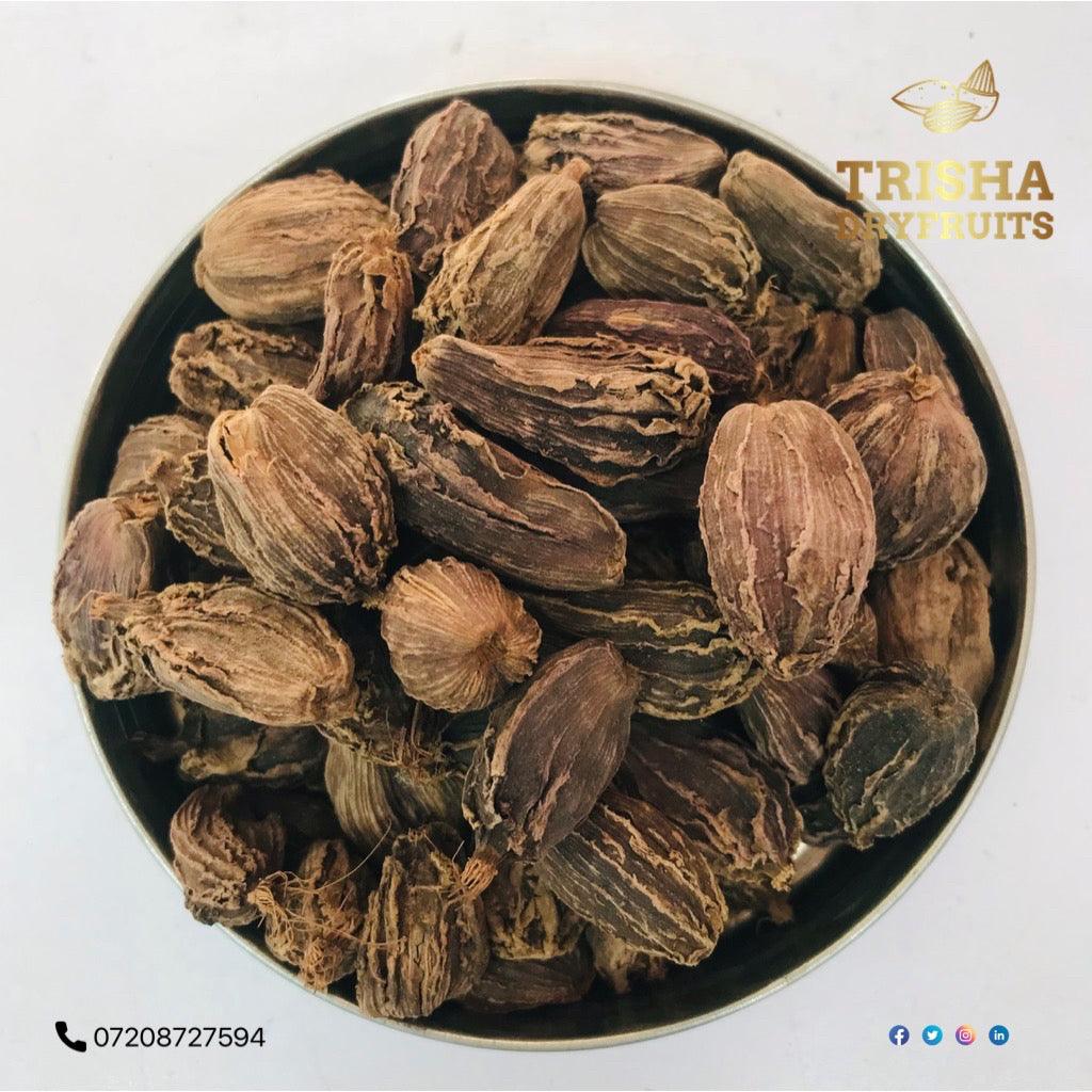 A1 BADI ELAICHI - BLACK CARDAMOM - TRISHA DRYFRUITS™